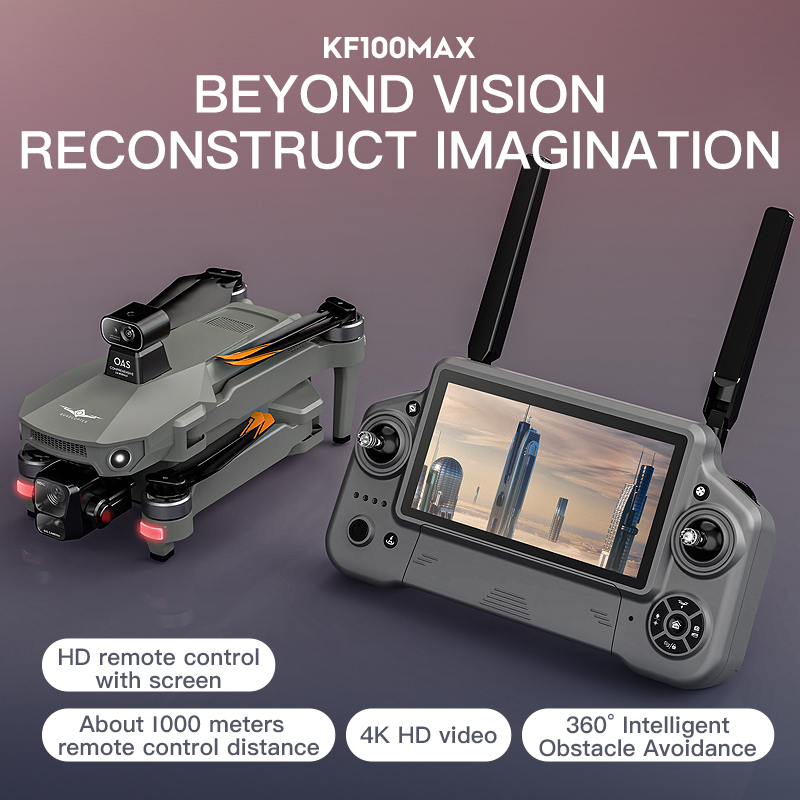 KF100 MAX GPS Drone 4K Fotocam - Drone Controller Screen recensione e prezzo